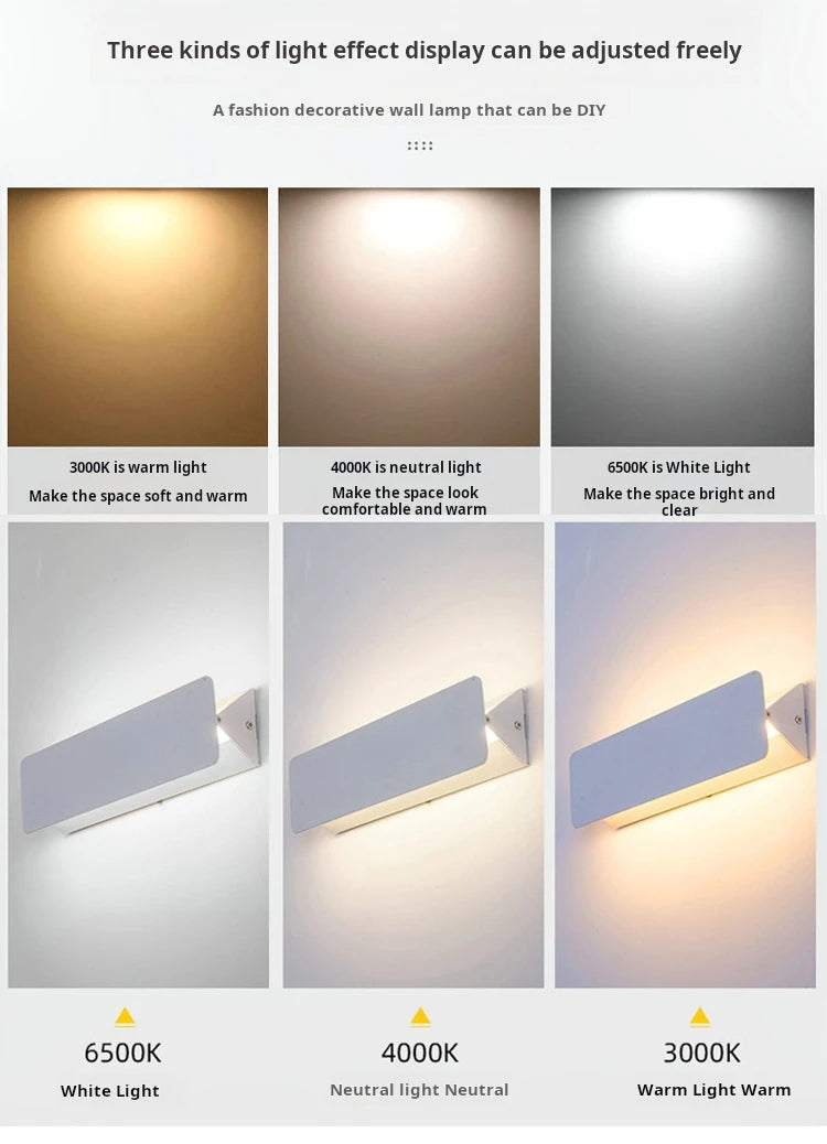 Indoor LED Wall Lamp Adjustable Angle